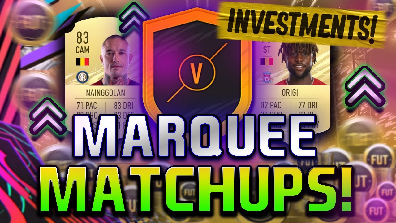 MARQUEE MATCHUPS INVESTMENT GUIDE! HOW TO MAKE PROFIT FROM MARQUEE MATCHUPS! FIFA 21 TRADING TIPS!