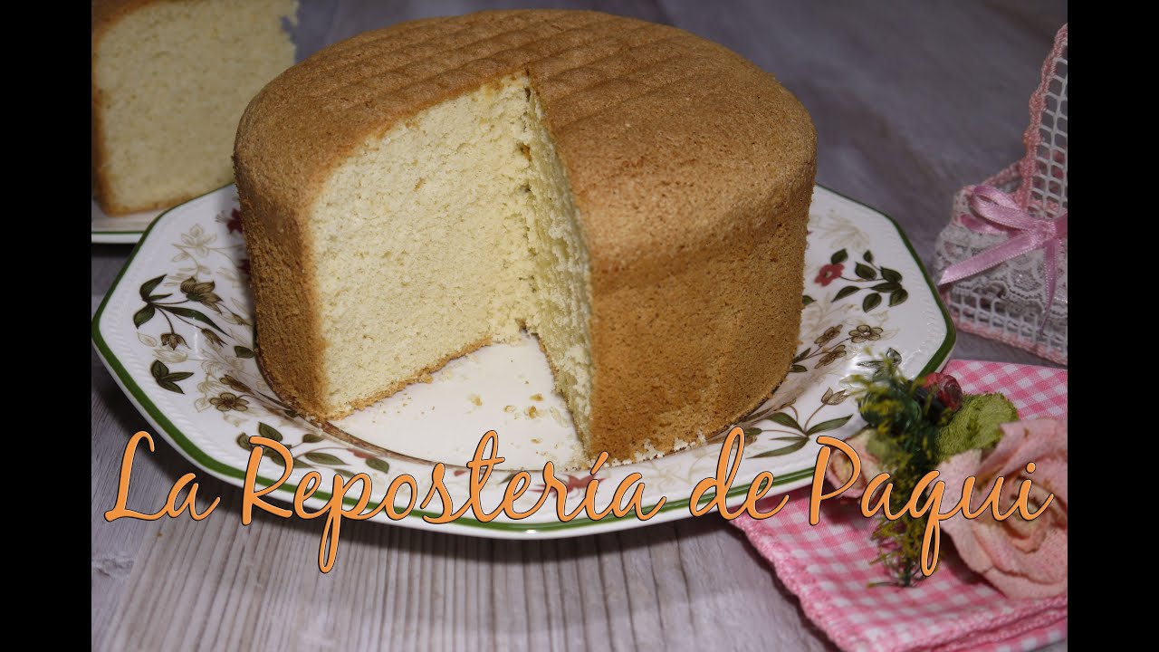 BIZCOCHO B&Aacute;SICO para TARTAS ( BASIC POUND CAKE ) - La Reposter&iacute;a de Paqui-