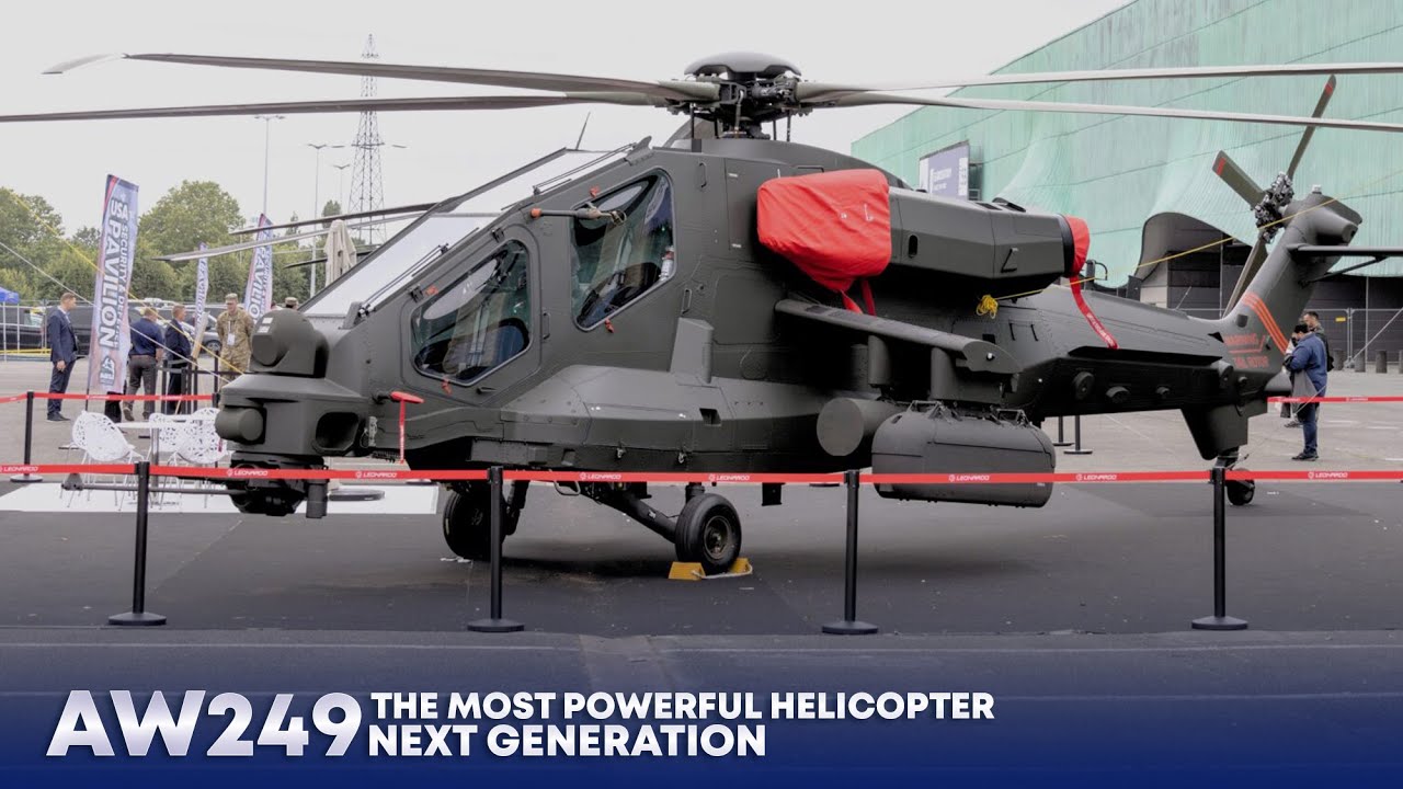 Leonardo Unveils AW249 Next Generation Helicopter at Eurosatory Defense Show 2024