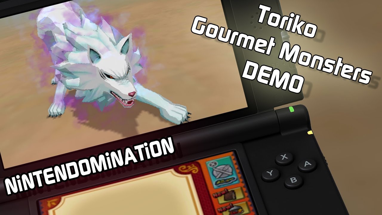 Toriko Gourmet Monsters 3DS - Full DEMO footage トリコ グルメモンスターズ!