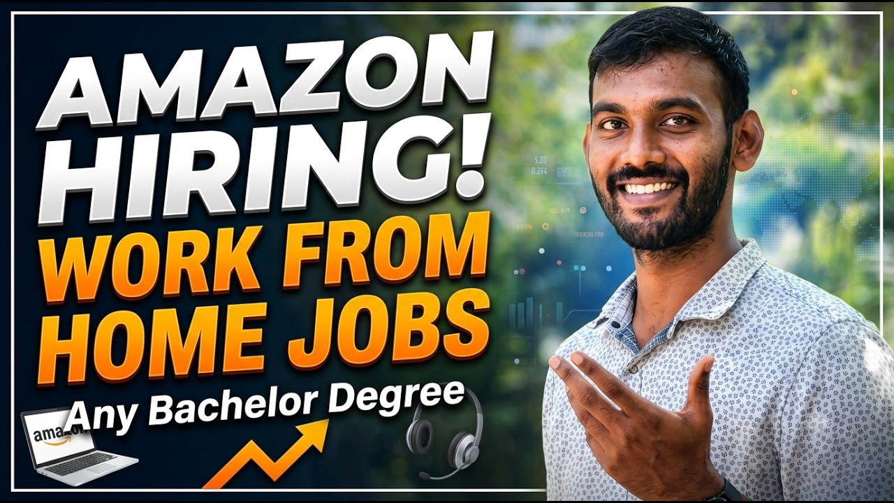 Amazon Work From Home Jobs 2026 | Any Degree | Full Details in Tamil