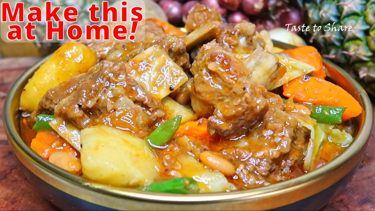 Beef Ribs Pochero Recipe - Fall off the Bone ❗is So Delicious & TENDER 💯✅  Tastiest ive ever eaten!