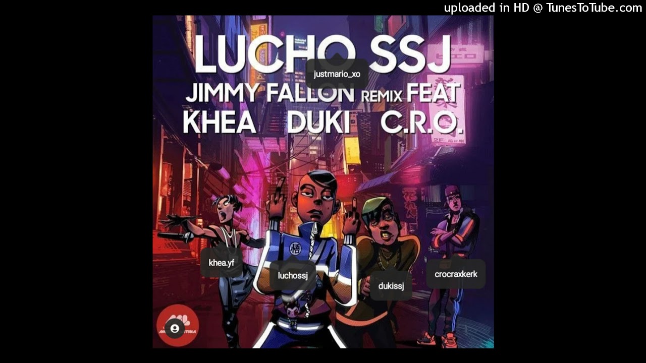 Lucho SSJ Ft. KHEA, Duki, C.R.O - Jimmy Fallon Remix | Instrumental - Pista