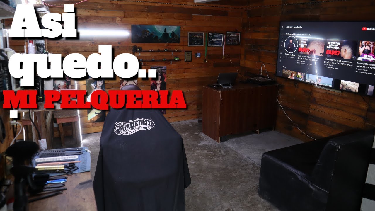 ¡Les MUESTRO el RESULTADO de la REMODELACION de mi PELUQUERIA! *Video para los que quieren abrir una