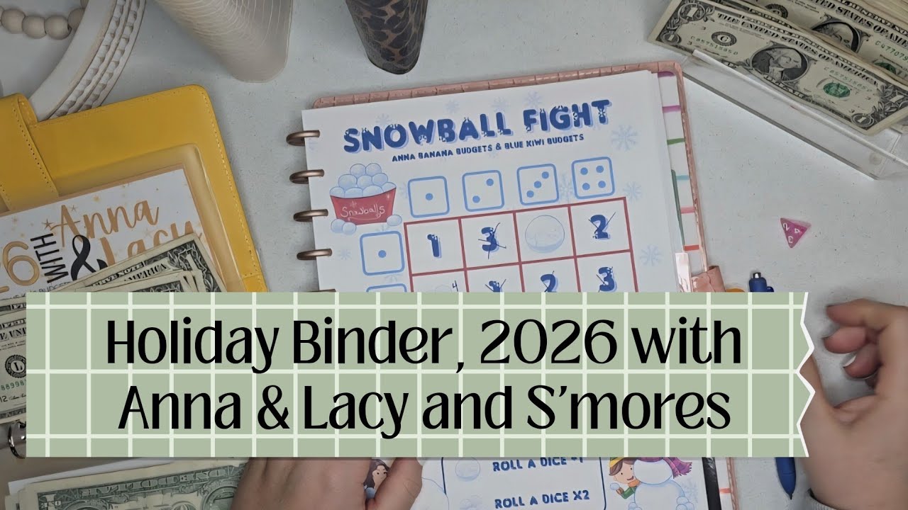 Holiday Binder | 2026 with Anna & Lacy | S'more Sqvings Challenge |  How much did we save tonight?