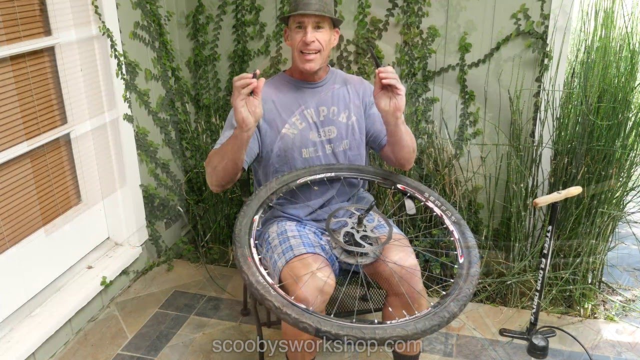 How fix flat bike tire
