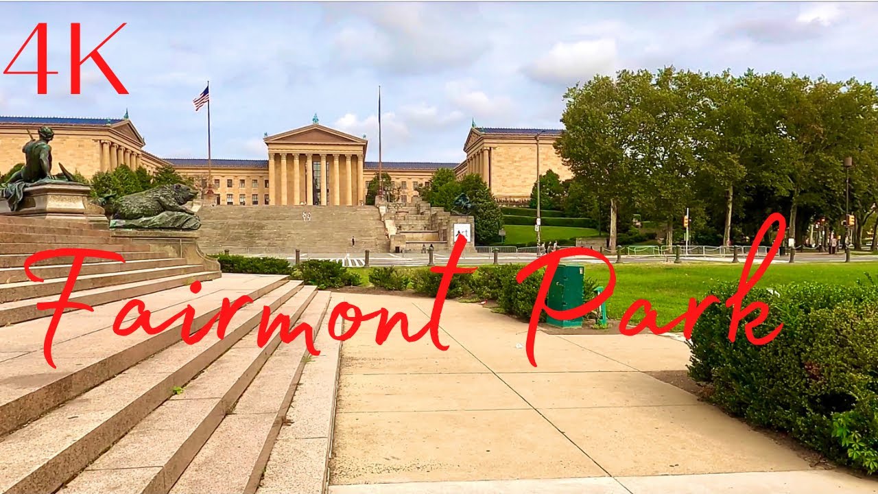 [4k] Exploring Fairmont Park in Philadelphia Walking tour 🇺🇸