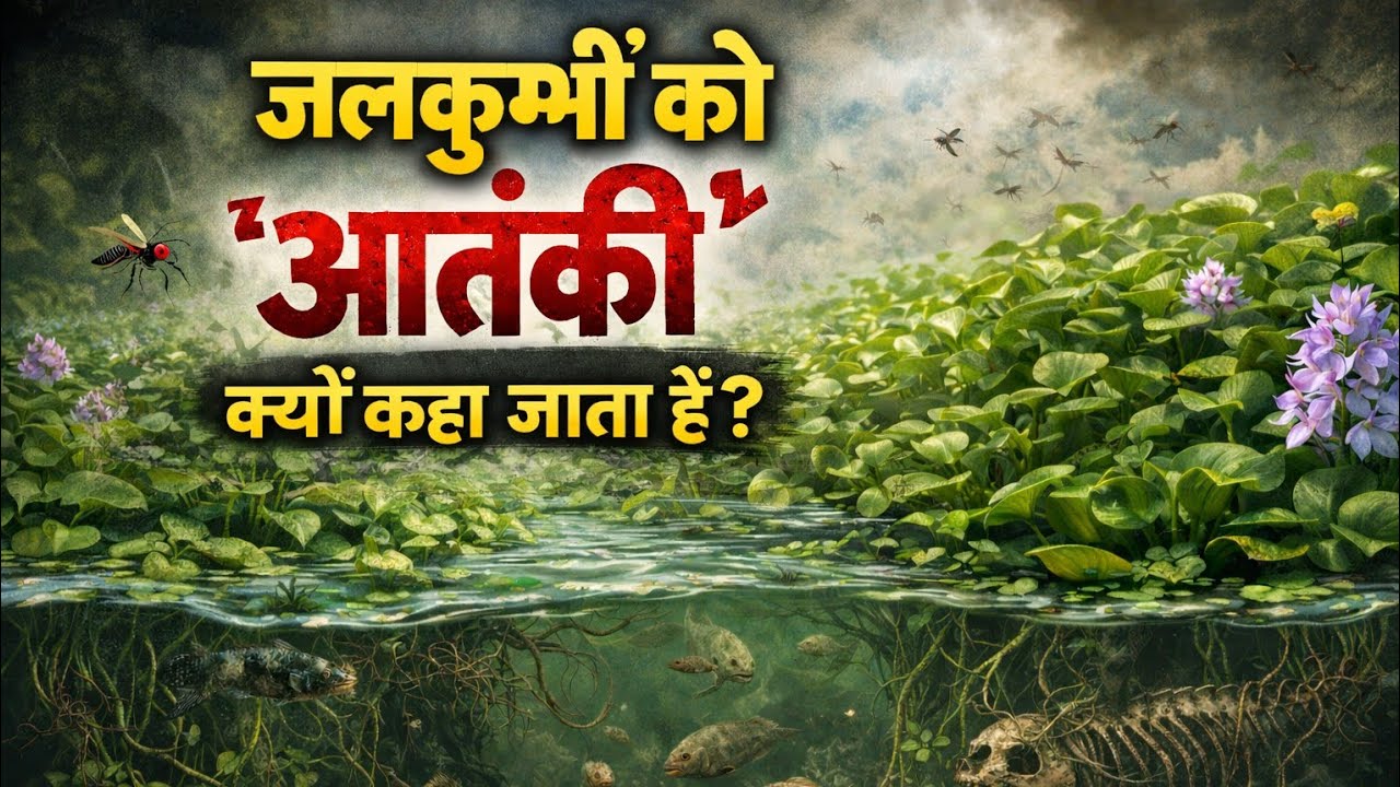 जलकुंभी को आतंकी क्यों कहा जाता है? जाने वैज्ञानिक कारण। 