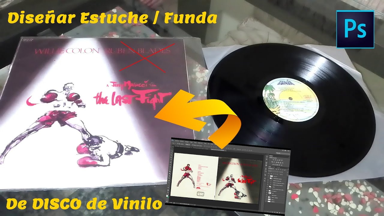 Restaurar - Diseñar estuche/funda de disco de vinilo (LP 12