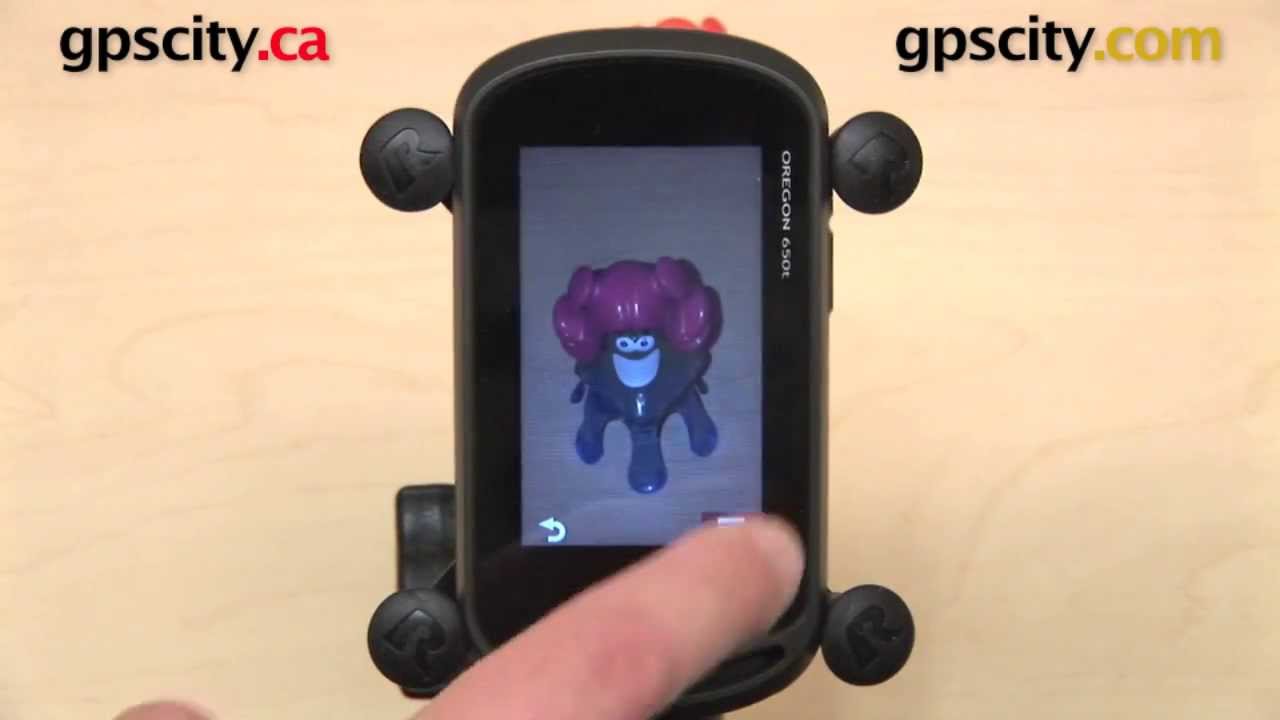 Garmin Oregon 650: Camera Overview with GPS City