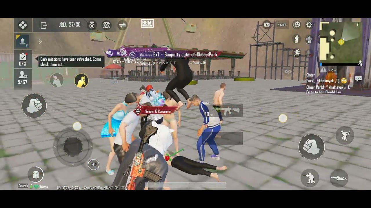 gali galoch in cheer park use headphones vrna lora lag gay gai