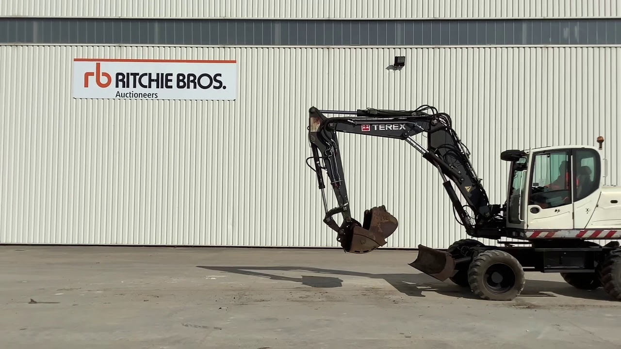 2010 Terex TW110 4x4x4 Mobile Excavator I St Aubin, France Auction - 24 March