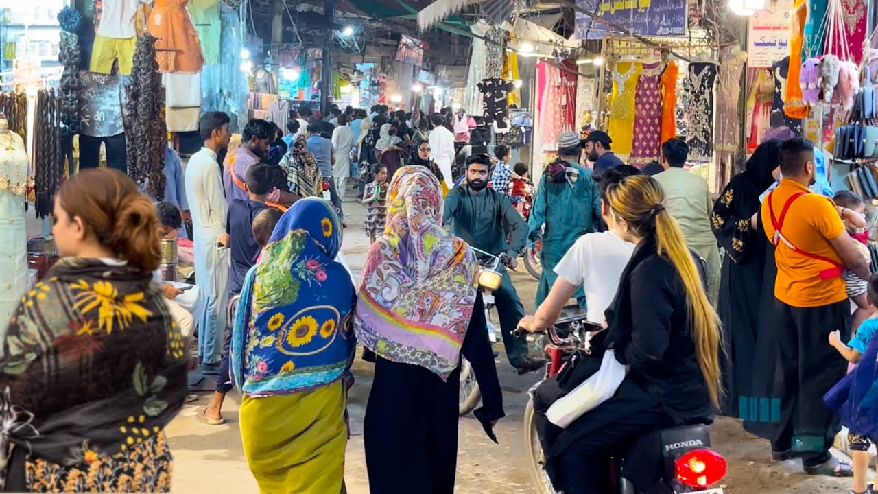 Lahore Pakistan, Exploring The Culture & Everyday Business Of Local Markets | 4K Walking Tour