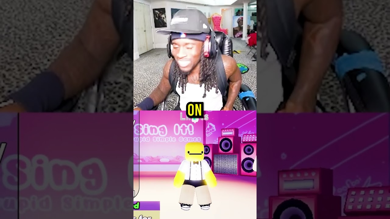 Kai Cenat Can't Stop Laughing During Roblox Karaoke! 😭🎤