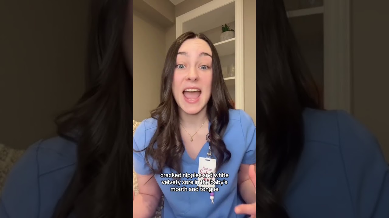 You can get a yeast infection on your 🍒 during breastfeeding! #breastfeeding #postpartum #newborn