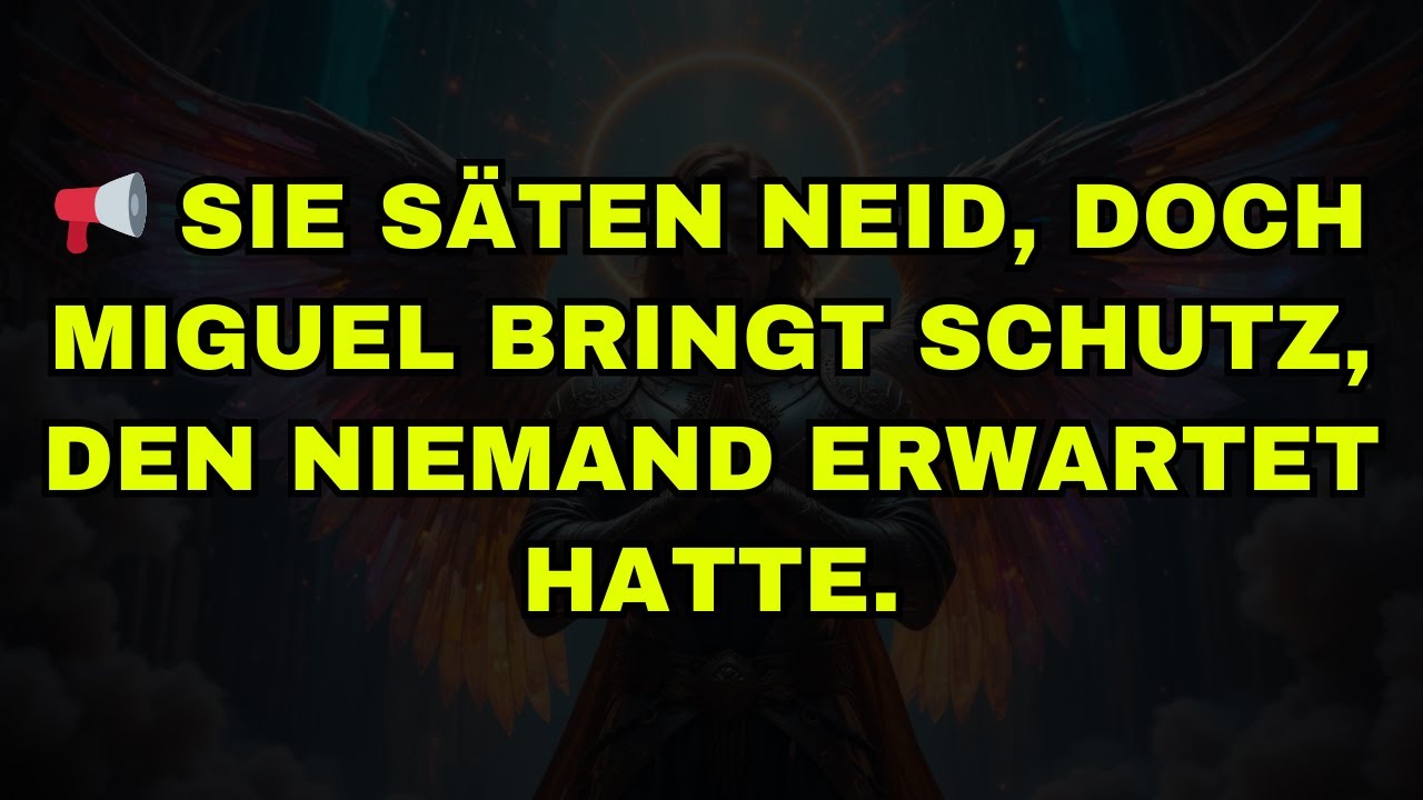 📢 SIE SÄTEN NEID, DOCH MIGUEL BRINGT SCHUTZ, DEN NIEMAND ERWARTET HATTE.