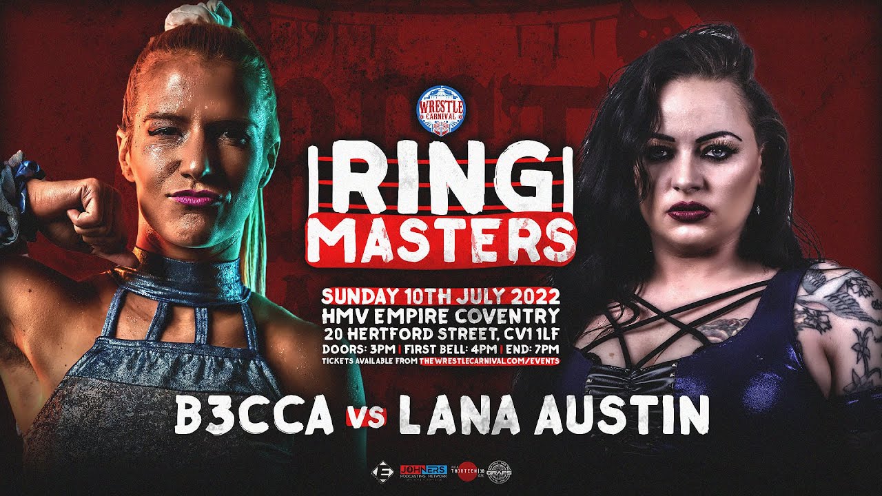 [FREE MATCH] Wrestle Carnival - Lana Austin vs B3CCA, (Womens Wrestling, SHIMMER, wXw, WWR, SHINE)