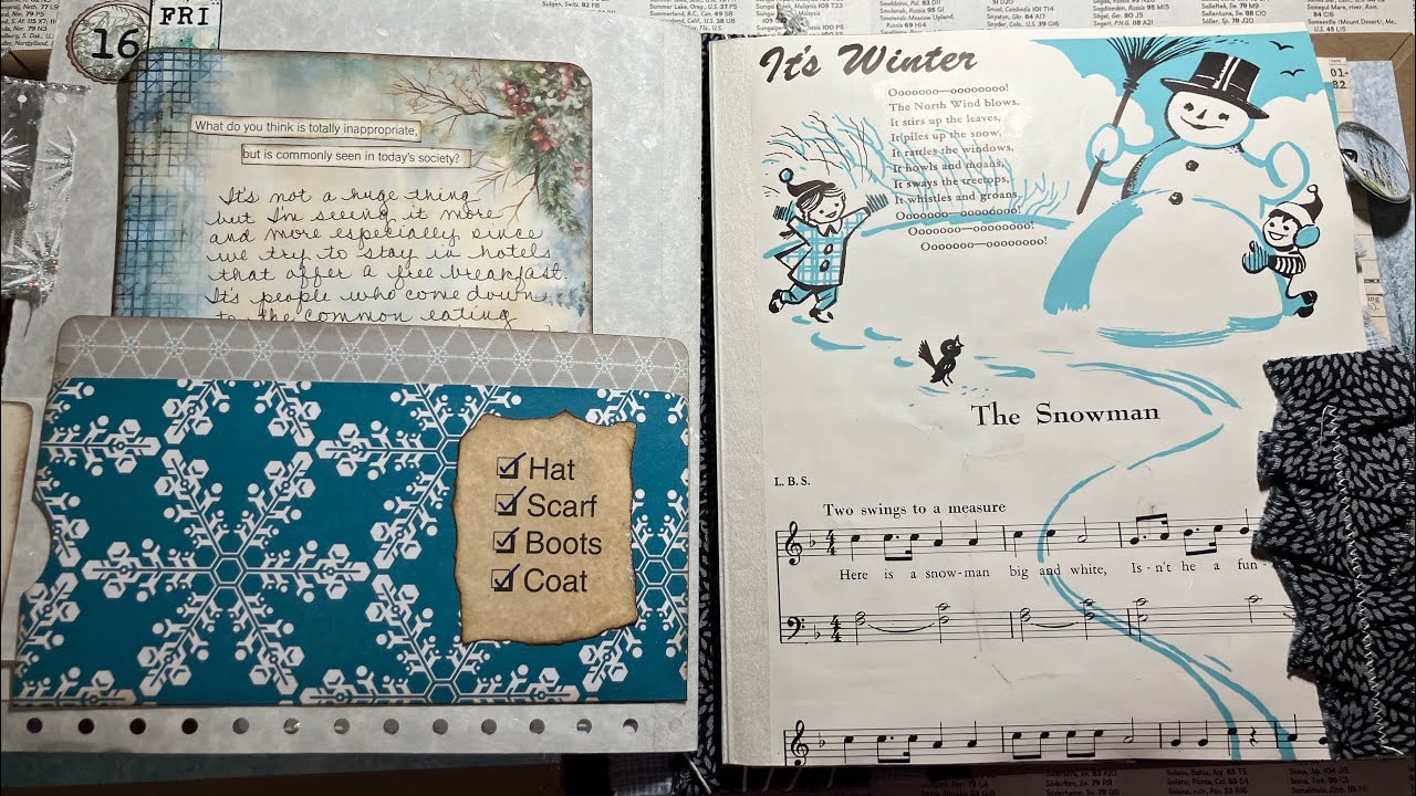 Winter Junk Journal -Week 3