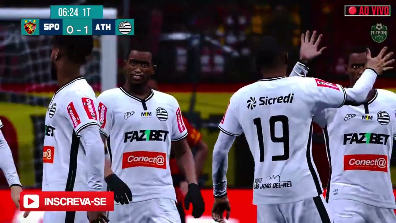 SPORT X ATHLETIC CLUB AO VIVO COM IMAGENS DA COPA DO BRASIL | ASSISTA AGORA | JOGO DE HOJE | PES