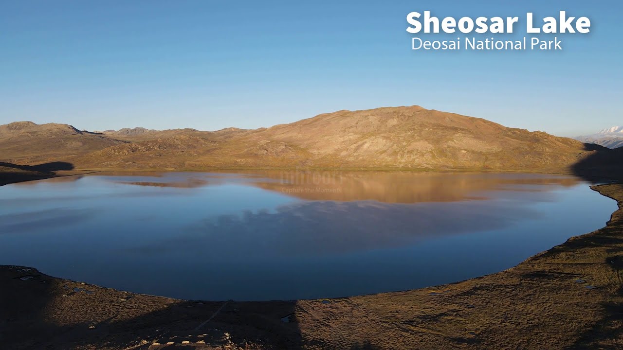 Sheosar Lake - Deosai National Park - Skardu Pakistan - Aerial Drone