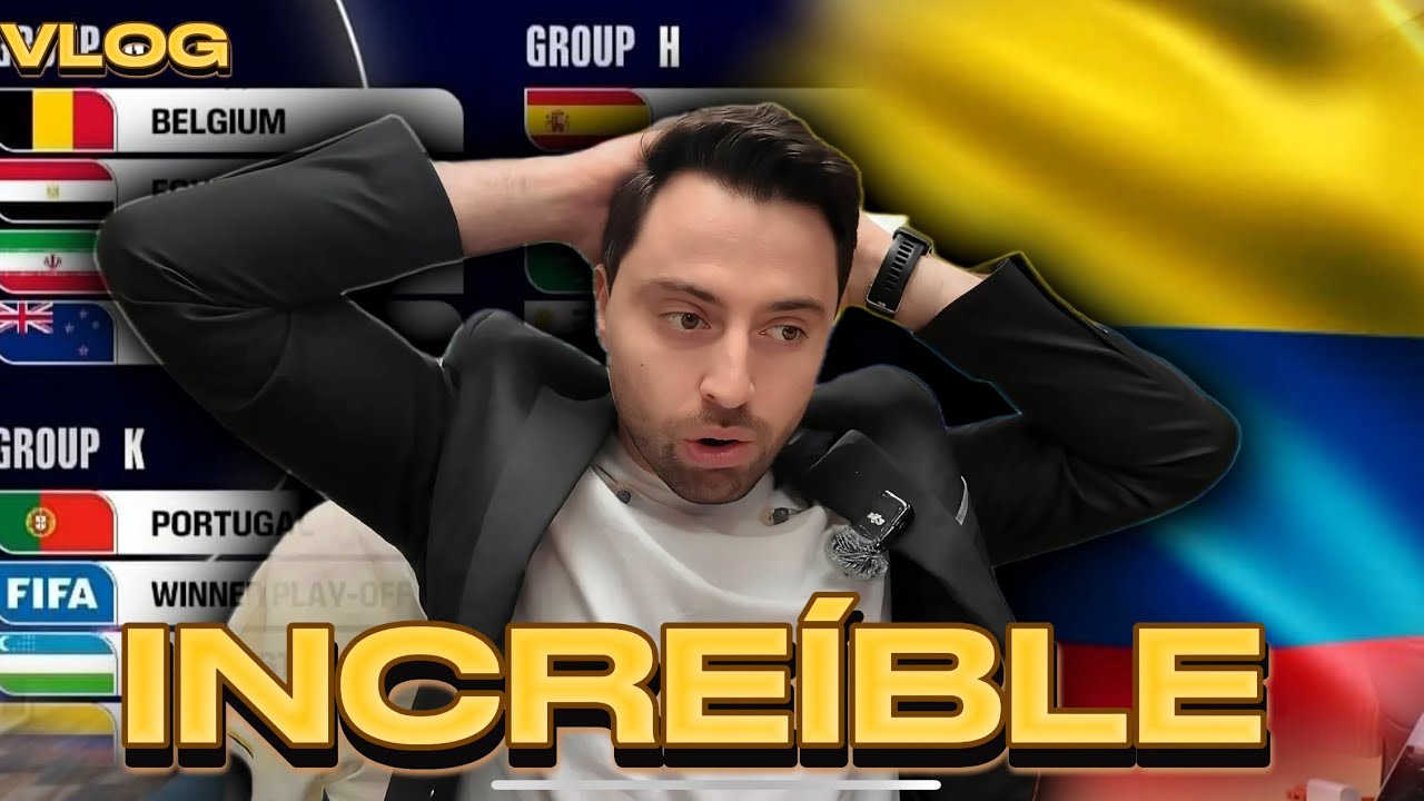 Mi reacción al grupo de Colombia y México 🚨🇨🇴🇲🇽 || Sorteo Mundialista 🎥 VLOG