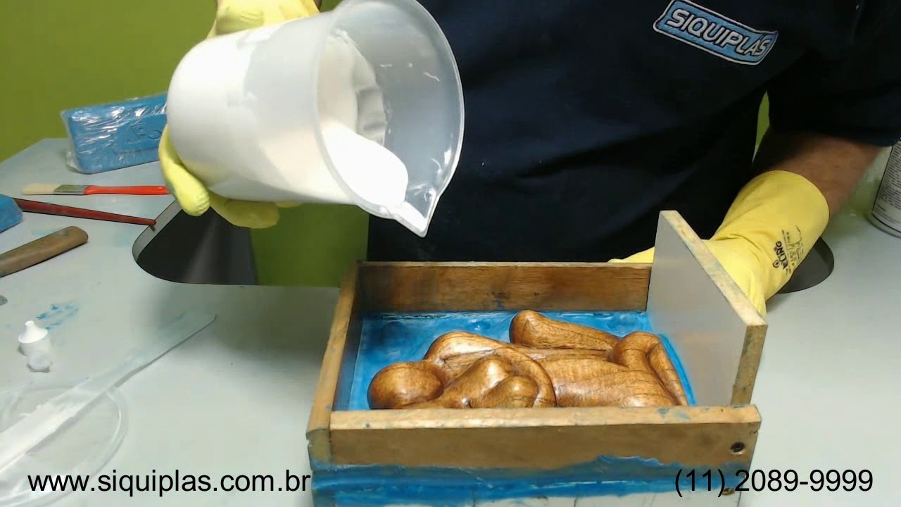 Molde Bi Partido - Borracha de Silicone #1