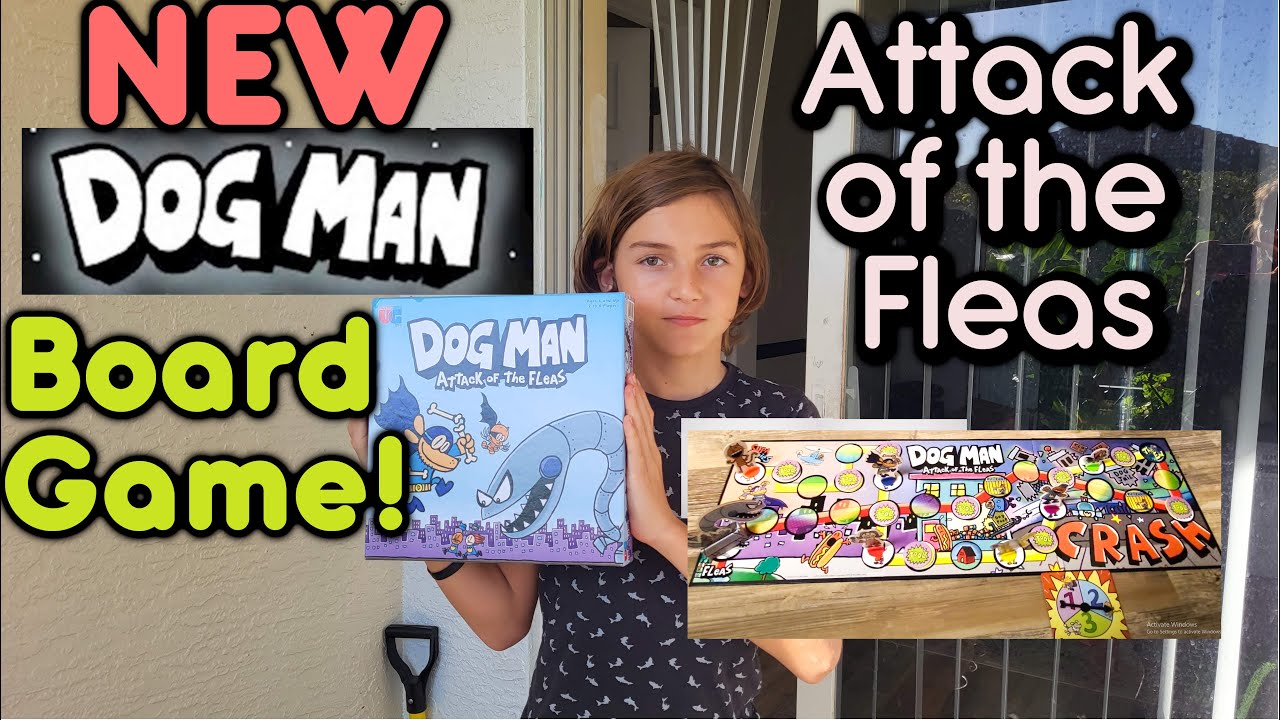 New DOG MAN BOARD GAME! - Attack of the Fleas