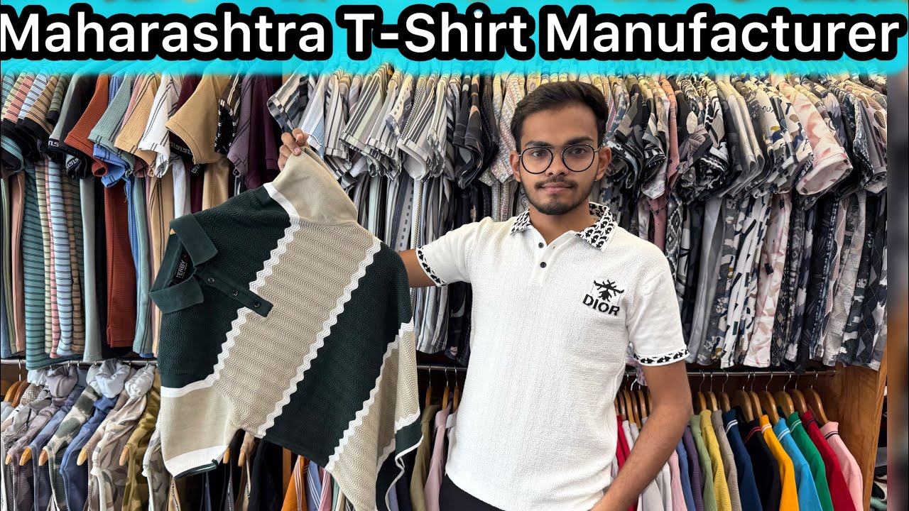 Maharashtra T-Shirt Manufacturer 🔥/ T-shirt Factory/ T-Shirt Wholesale Market/ T-Shirt Manufacturer