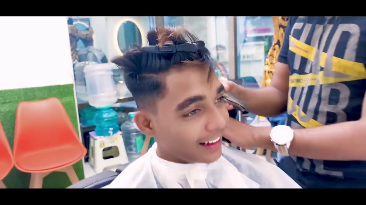 Hair cut and Hair Spa of Expression boy | Shanuzz Salon