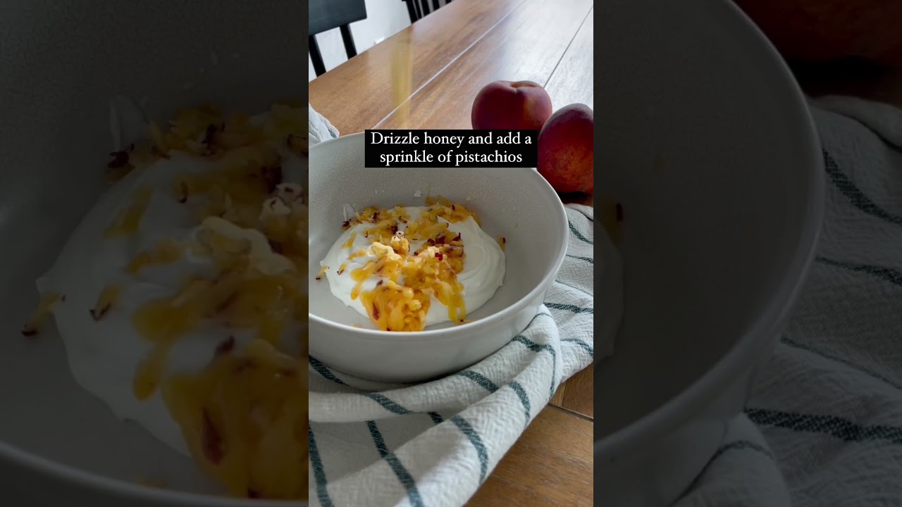Frozen Shaved Peach Snack