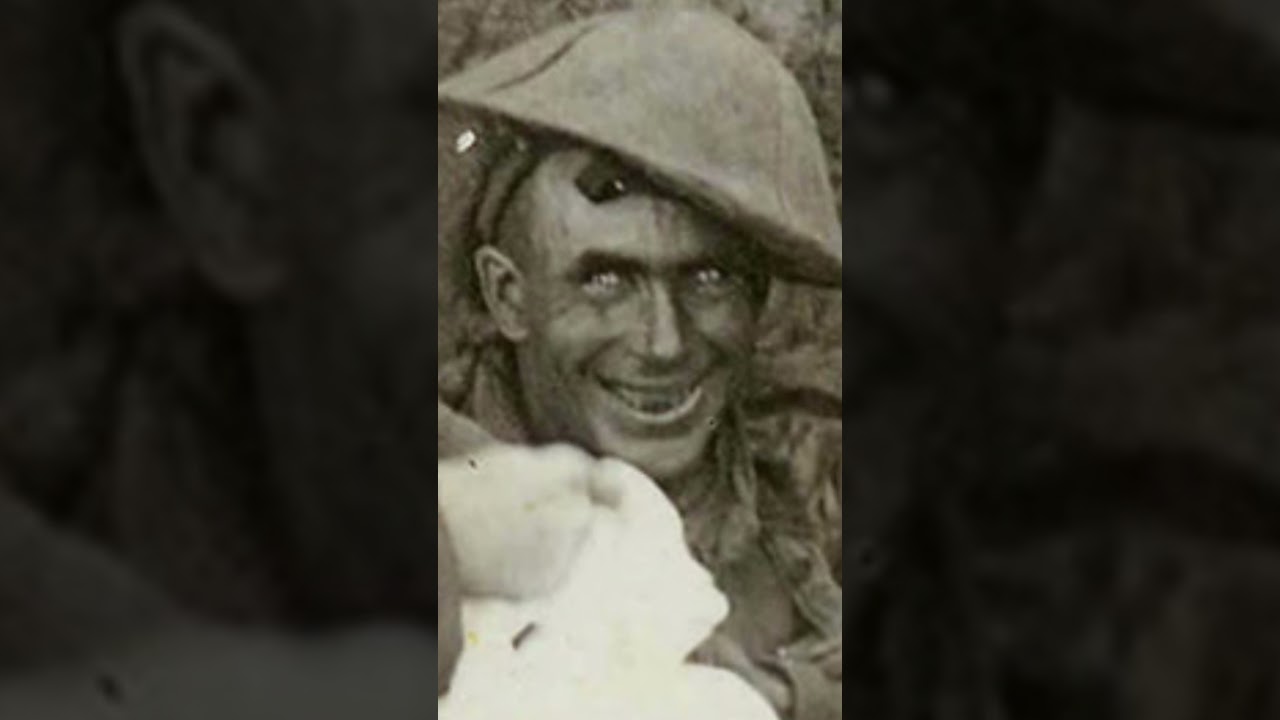 No, This Creepy WW1 Soldier is NOT Shell-Shocked🤔... Here's Why #shorts #history