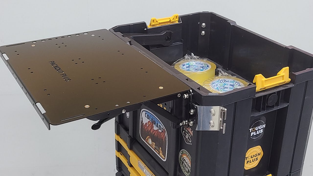 디월트 티스텍 오픈형박스용 접이식 선반 설치법