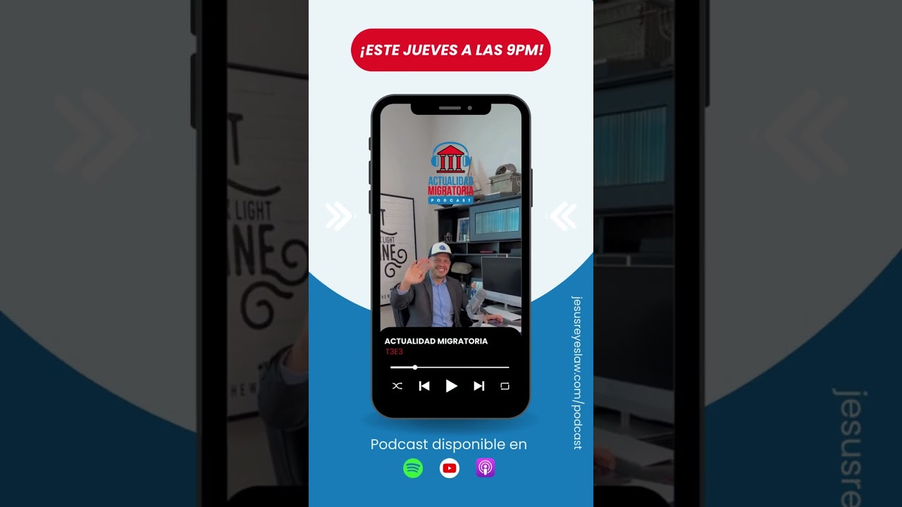 Mañana en nuestro podcast: Leyes contra Ciudades Santuario e Inmigrantes Indocumentados😲 