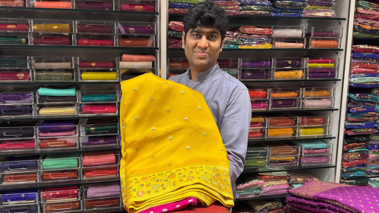 Exclusive Banarasi Saree Collections from Anand Deep Fashion Rajajinagar |Biggest Showroom Bangalore