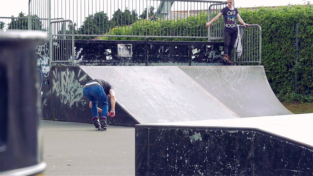 Panasonic GH4 96fps Test - Rollerblading
