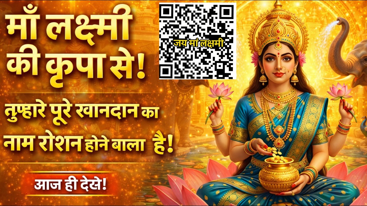 माँ लक्ष्मी की कृपा से तुम्हारे खानदान का नाम रौशन होने वाला हैं..🌺maa Laxmi ka sandesh 🌺