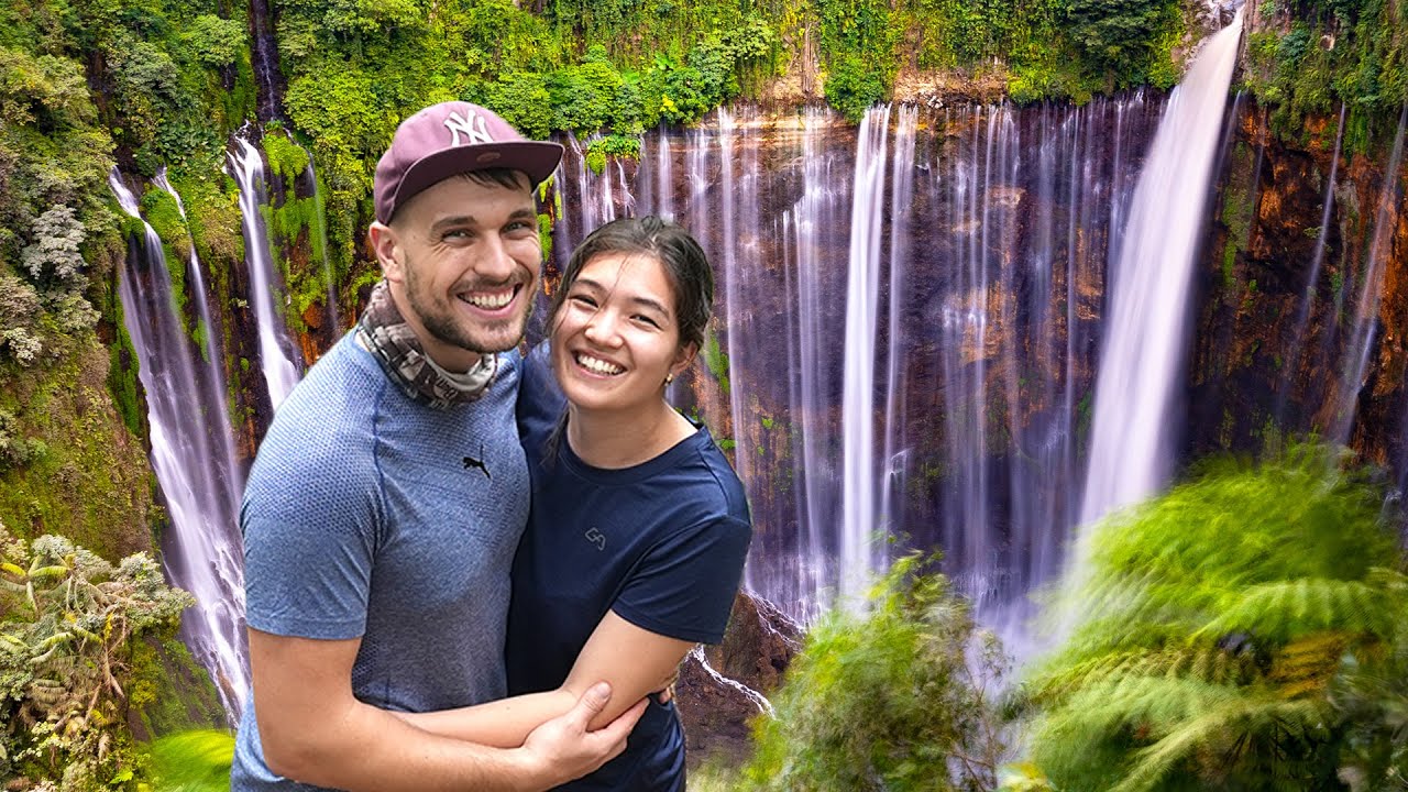 INSANE Adventure to Waterfall Sewu - Would you dare the climb?
