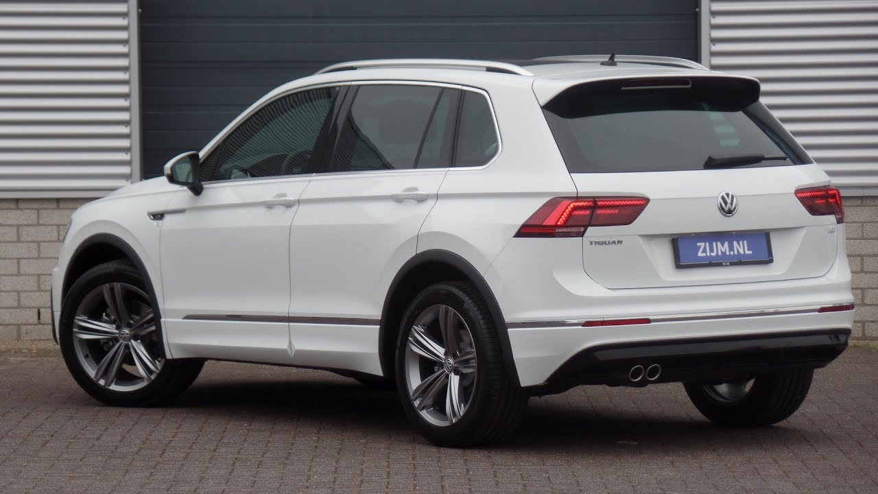 Volkswagen NEW Tiguan R-Line 2018 Pure White TSi 19 inch Sebring walk around & Inside detail