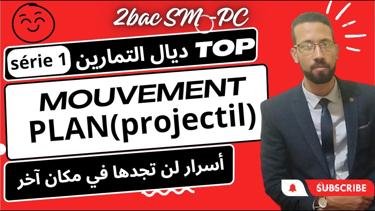 EXERCICES Mouvement plan - 2BAC (astuces, démonstrations) mécanique Pr.AITELAJINE