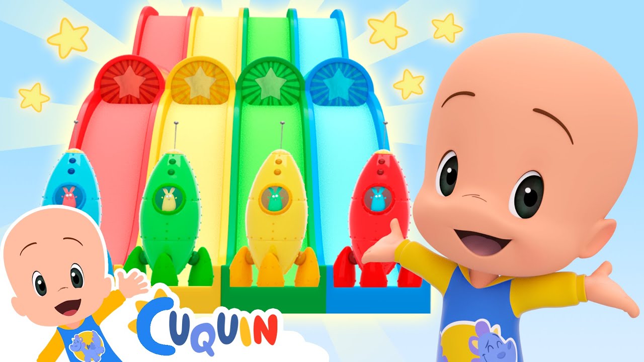 Colorful rockets! 🚀 Learn and have fun with Cuquín and his balloons | Educational videos for babies.