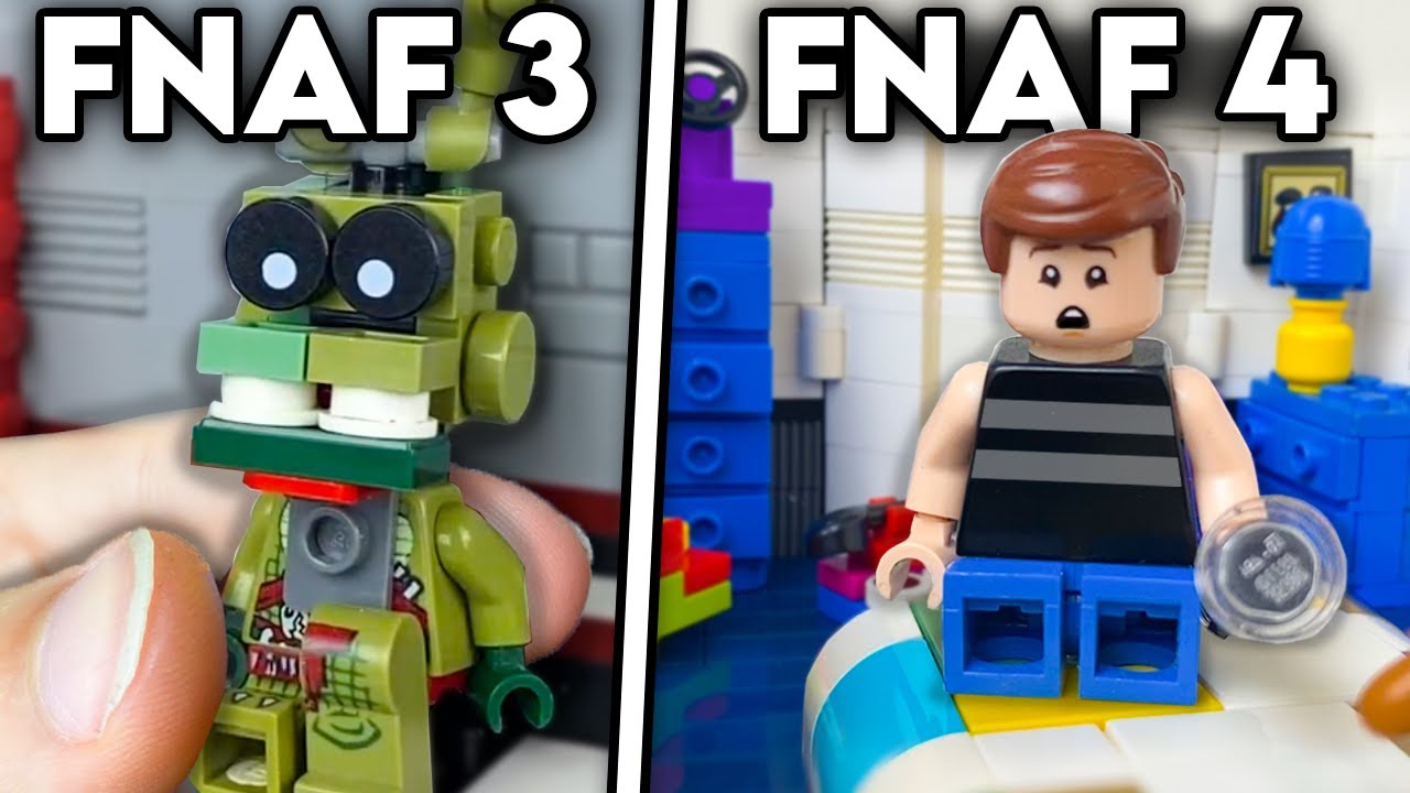 ZROBIŁEM WSZYSTKIE CZĘŚCI FNAF W LEGO