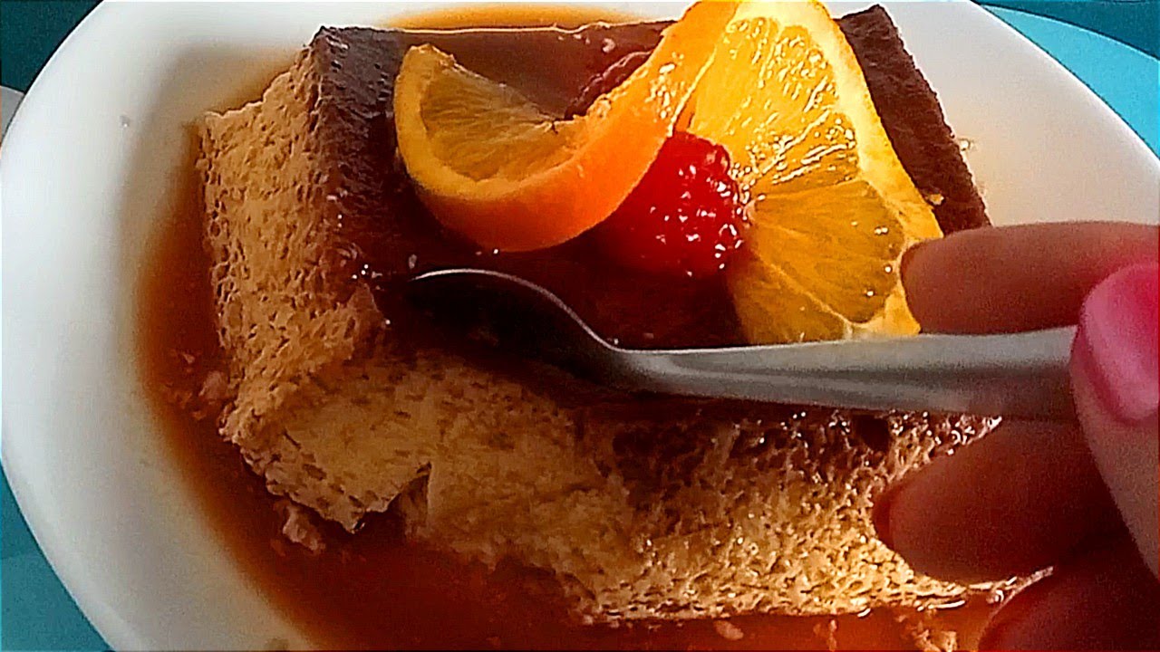 🍮🍊Flan Casero de Huevo y Naranja con Trucos 👉Postre Tradicional Fácil y Sencillo👈