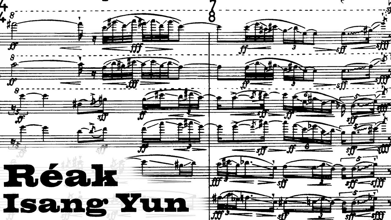 Isang Yun - R&eacute;ak (1966)