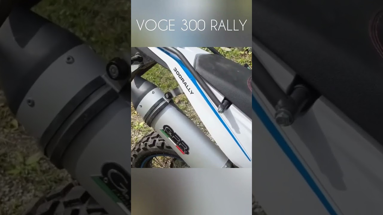 VOGE 300 RALLY GPR EXHAUST 🤩 #fun #bikelife #motorcycle #bikeride #bike #voge #gpr #gprexhaust