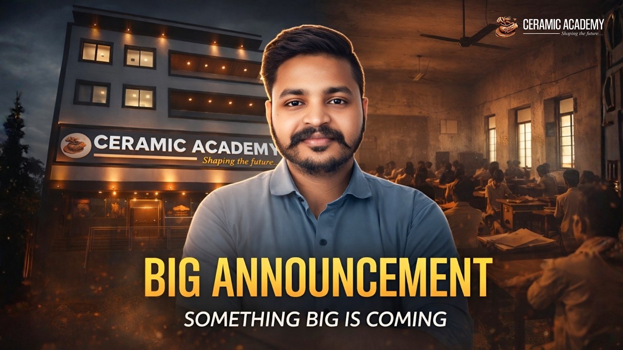 Big announcement | Something big is coming | Ceramic Academy | Vikas Gupta sir