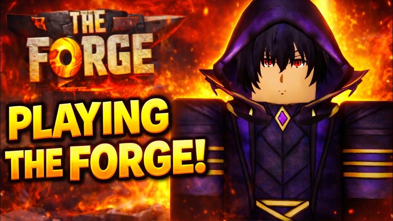 Shadow playing The forge In roblox 4th Island