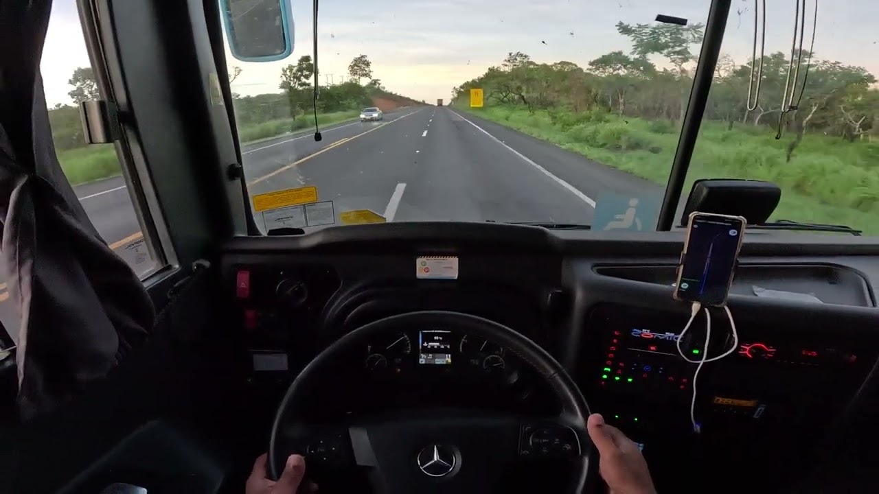 Ao volante, Viagem Satisfatória: Visão do Motorista 🚌 ​#Busologia #OnibusRodoviario #POV #viral #bus