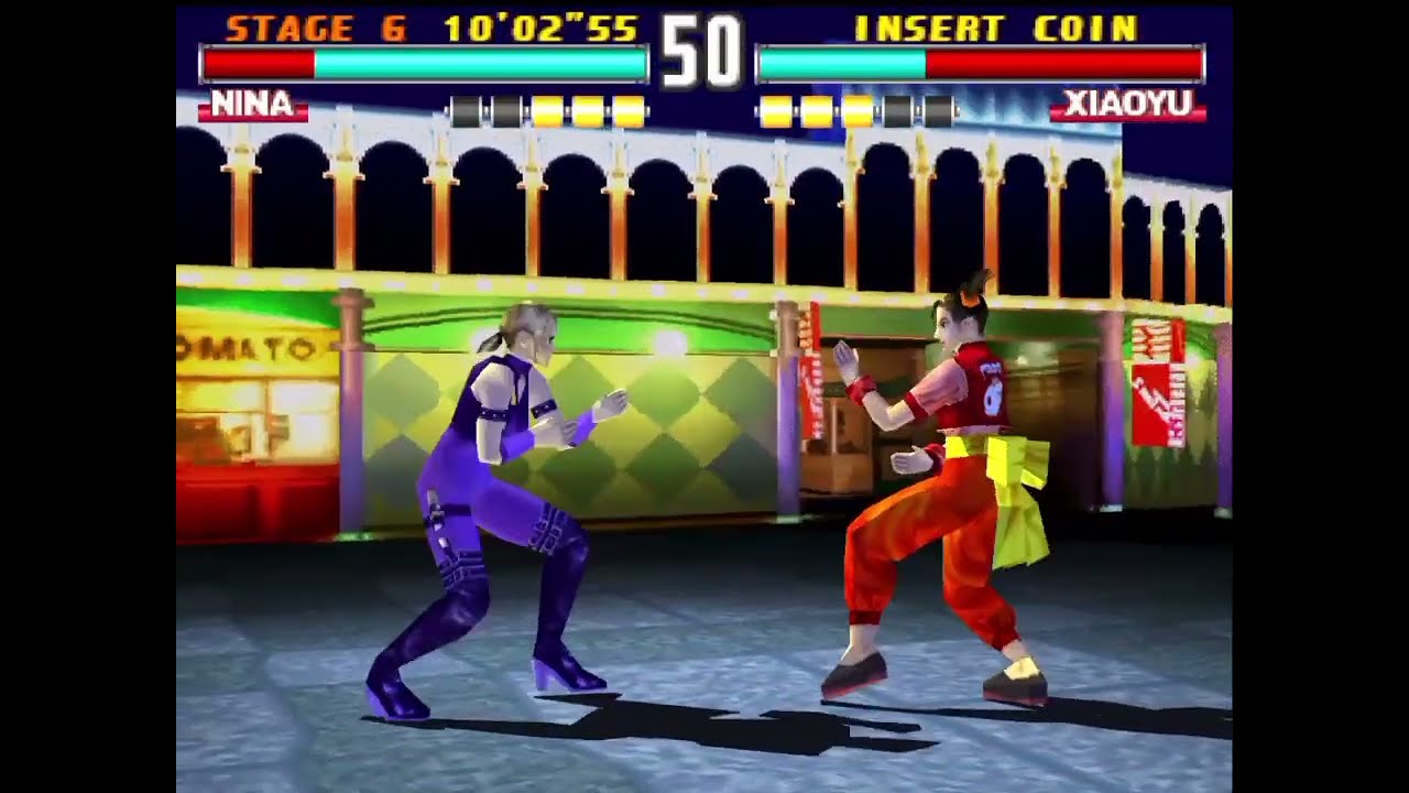 Tekken 3 - Nina Williams Gameplay