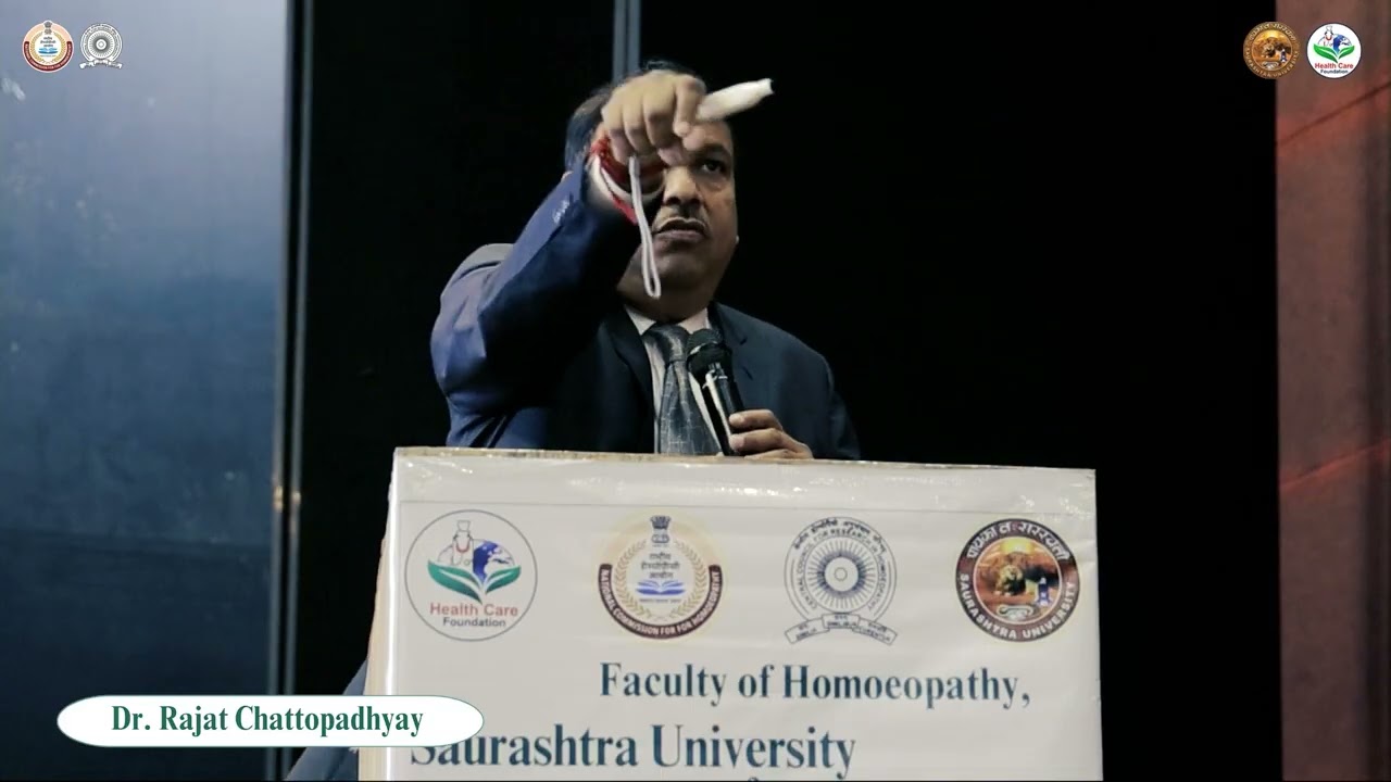 08   Dr  Rajat Chattopadhyay Sir Speech - HomoeoSeminar 5th Edition
