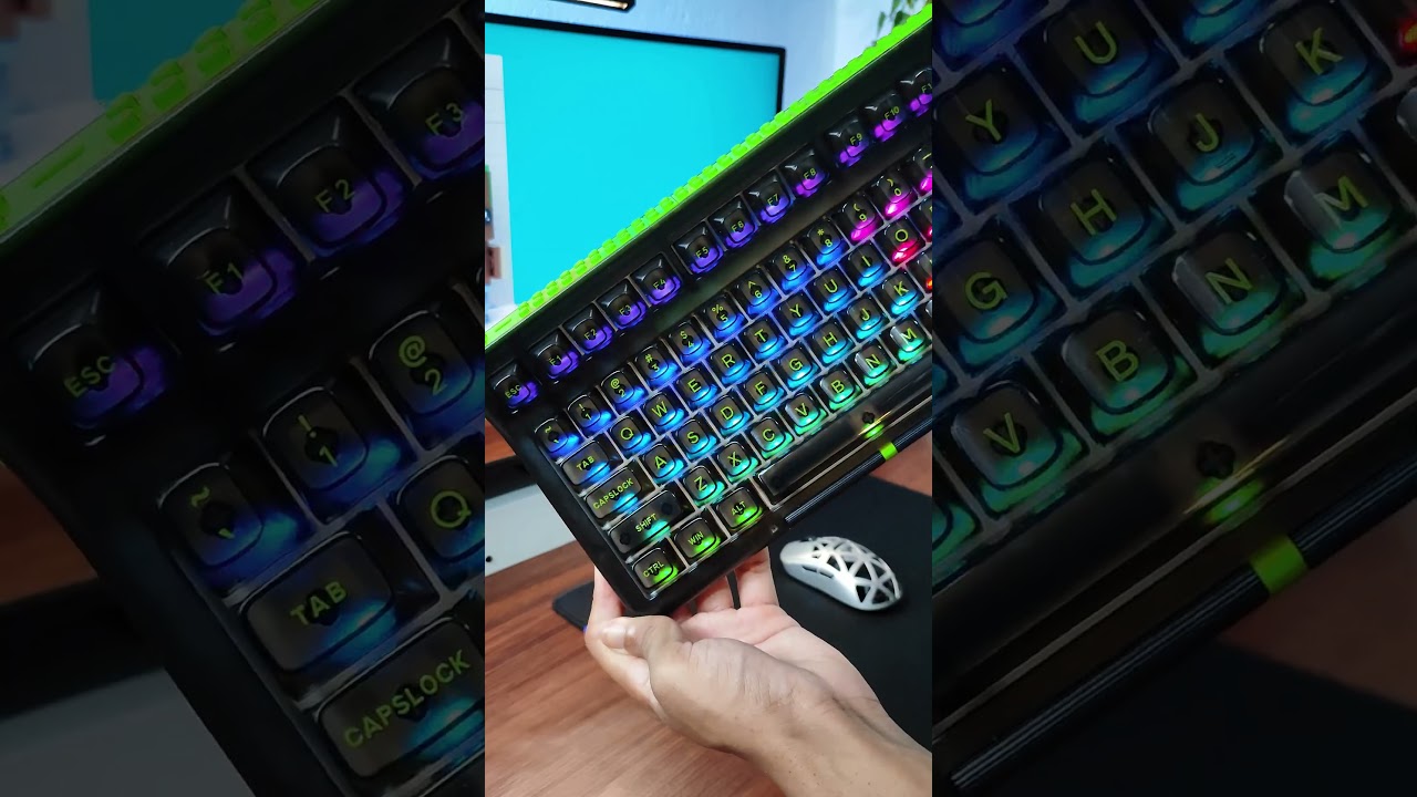 Minecraft ou Lego? - Teclado Epomaker Brick 87 #setupgamer #viral #pcgamer #keyboard